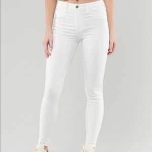 White High Rise Jeggings